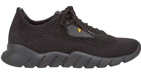 fendi monster knitted trainers|Fendi Monster Knit Runner Trainers in Black for Men .